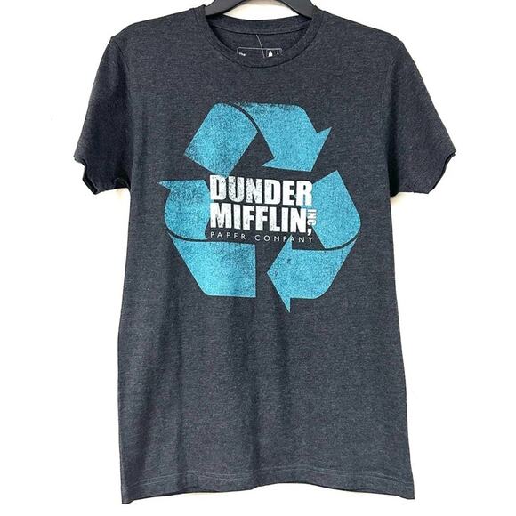 THE OFFICE T-Shirt Size Small Gray Dunder Mifflin Inc Paper Company - Picture 1 of 3